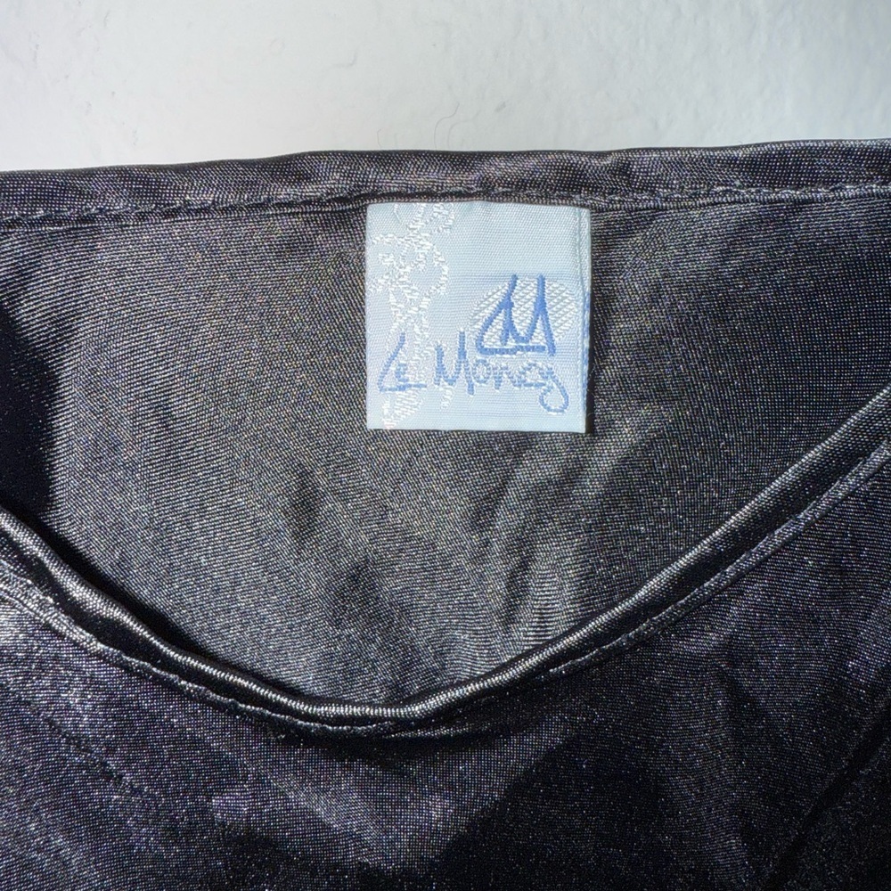 Le Moncy Black Satin Camisole Top - Picture 5 of 6